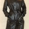 3/4 en cuir noir pour femme – Image 3