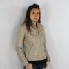 Blouson en cuir souple beige – Image 2