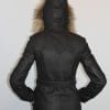 Veste cuir nubuck pour femme avec capuche amovible – Image 4