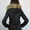 Veste cuir nubuck pour femme avec capuche amovible – Image 3