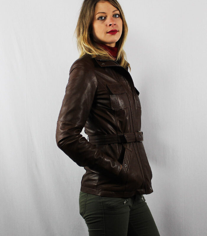 Vestes en cuir femme