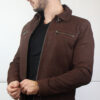 Blouson en cuir marron "Sergio" pour homme – Image 4