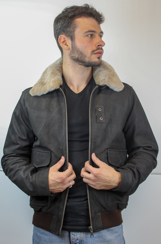 manteau homme aviateur