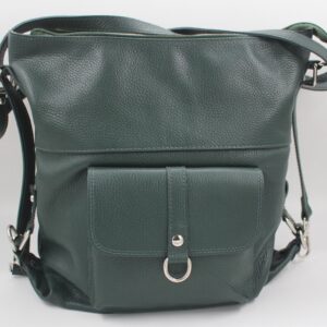 Sac en cuir vachette vert