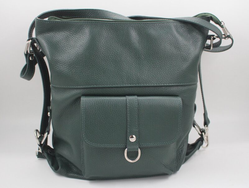 Sac en cuir vachette vert