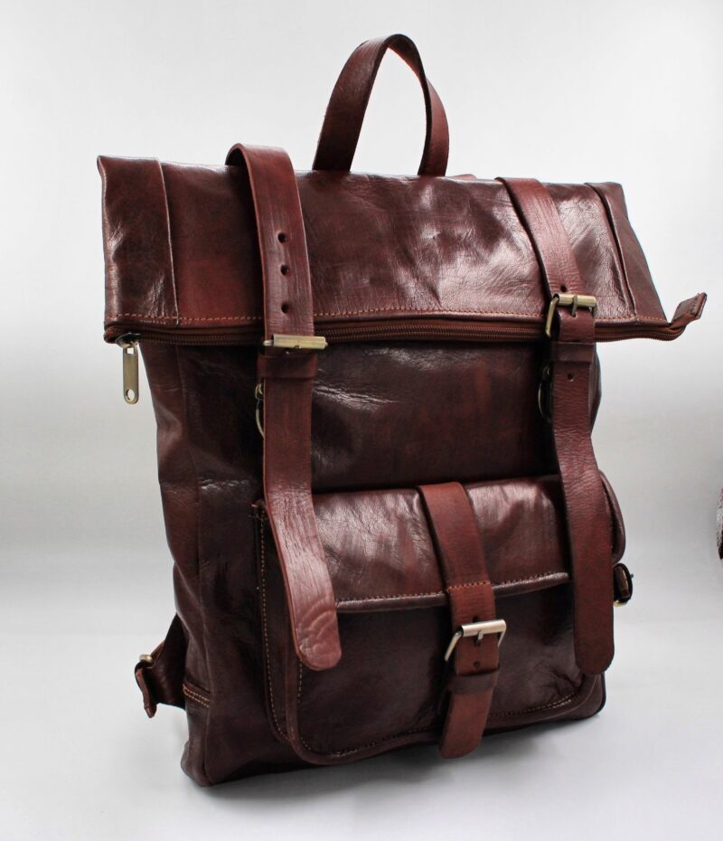 Sac à dos marron foncé