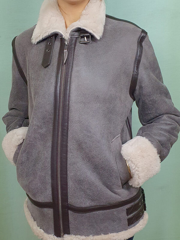 bomber mouton femme