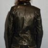 Blouson femme en cuir agneau noir tina – Image 4