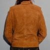 Blouson femme en daim noisette – Image 4