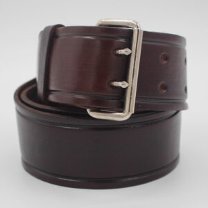 Lot De 8 Passants De Ceinture En Cuir Véritable - 2 Tailles (28mm & 33mm) - Marron Et Noir