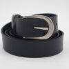 Ceinture en cuir bleu
