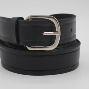 Ceinture en cuir noir