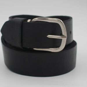 Ceinture en cuir noir