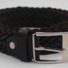 Ceinture en cuir tressée noir – Image 2