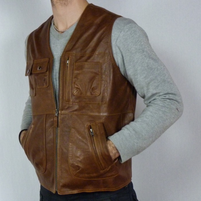 gilet poches homme