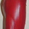 jupe en cuir rouge – Image 4