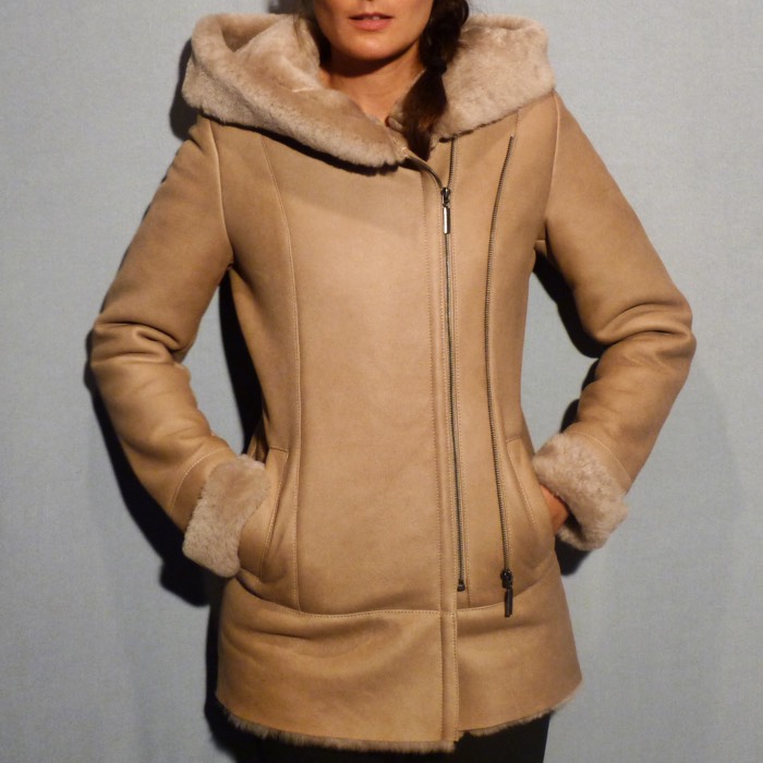 manteau mouton renverse