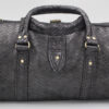 Sac de voyage en Cuir - Gris à motif – Image 2