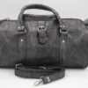 Sac de voyage en Cuir - Gris à motif