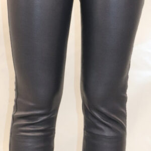 pantalon cuir noir stretch