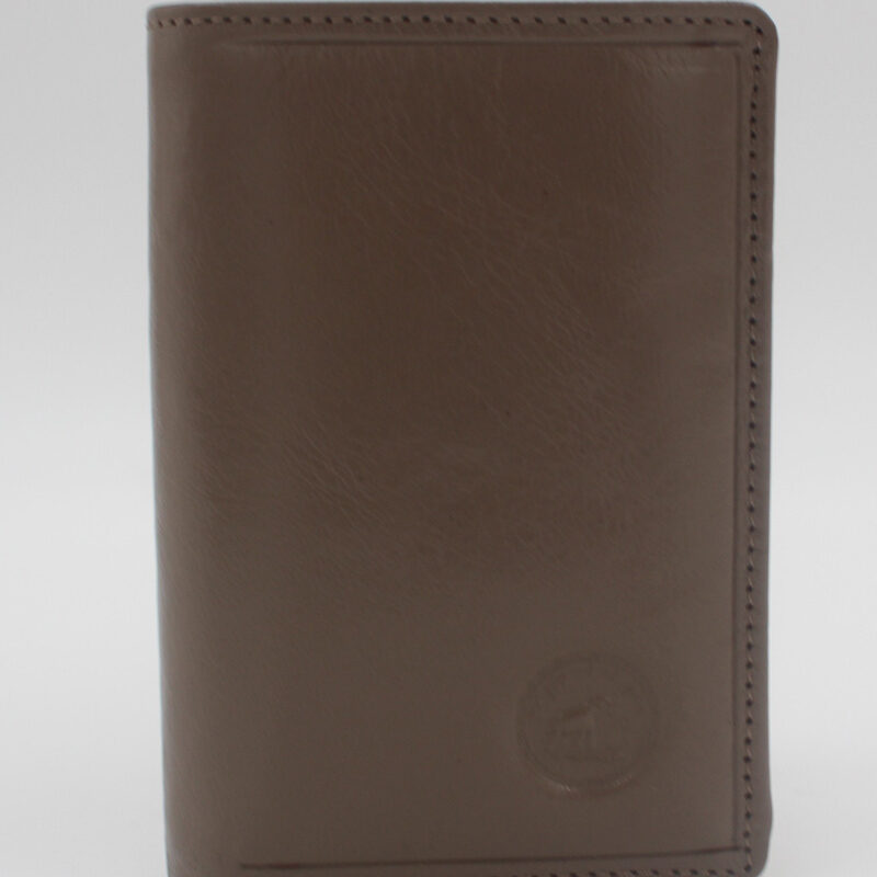Porte carte cuir vachette camel