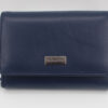 Portefeuille en cuir bleu