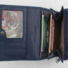 Portefeuille en cuir bleu – Image 3