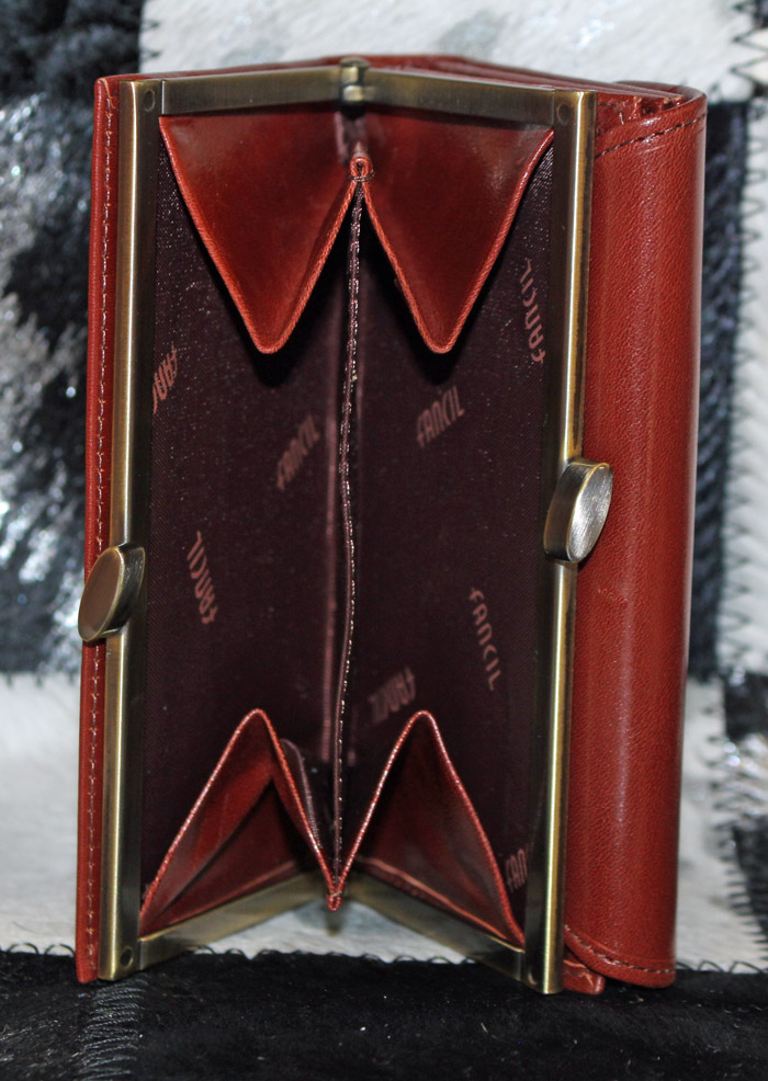 Portefeuille en cuir - Portefeuille marron, rouge ou noir