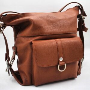Sac en cuir vachette marron