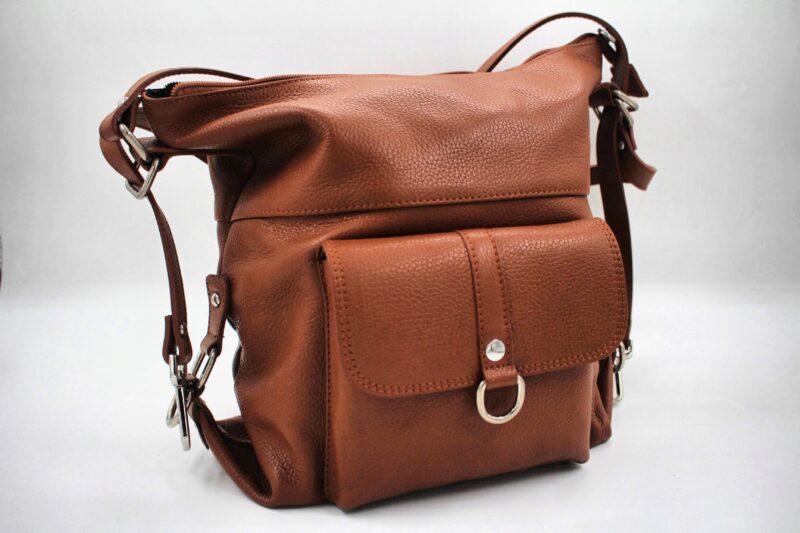Sac en cuir vachette marron