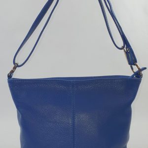 Sac à main en cuir bleu