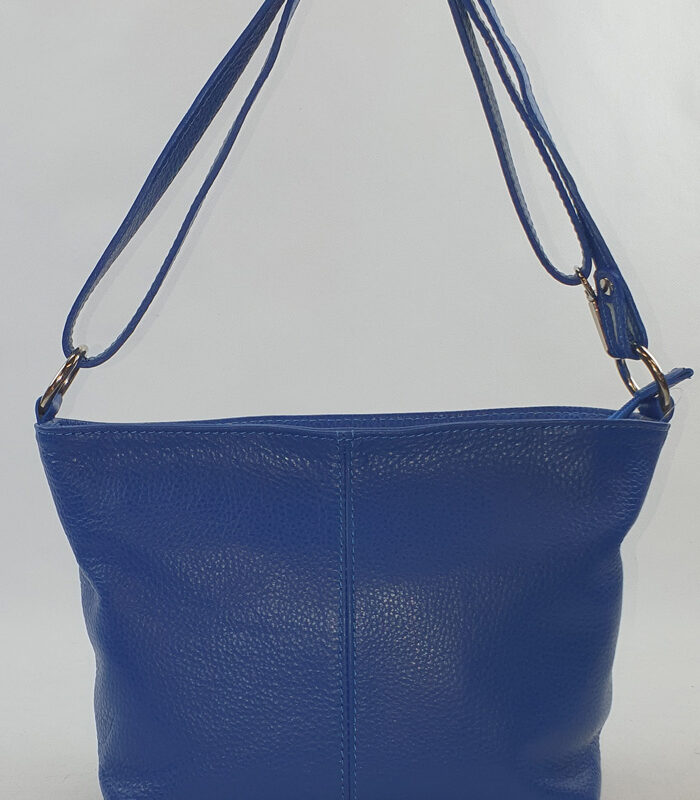 Sac à main en cuir bleu