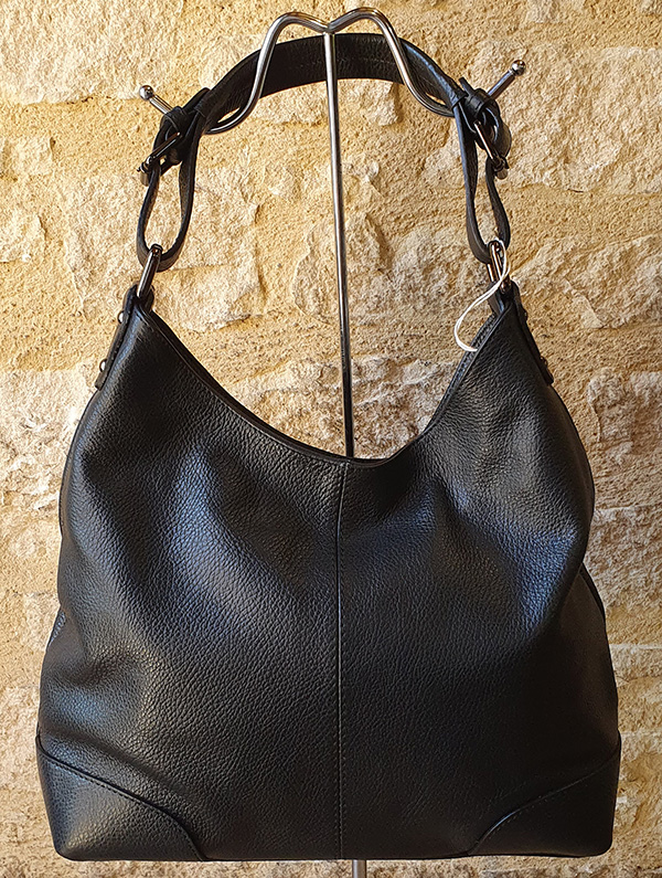 sac noir cuir