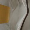 Sac à main en cuir jaune moutarde – Image 6