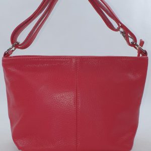 Sac à main en cuir rouge