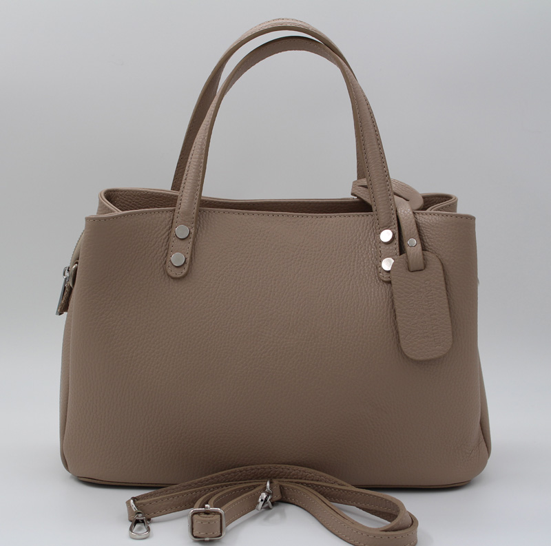 Sac main en Cuir vachette beige sac main beige sac en cuir