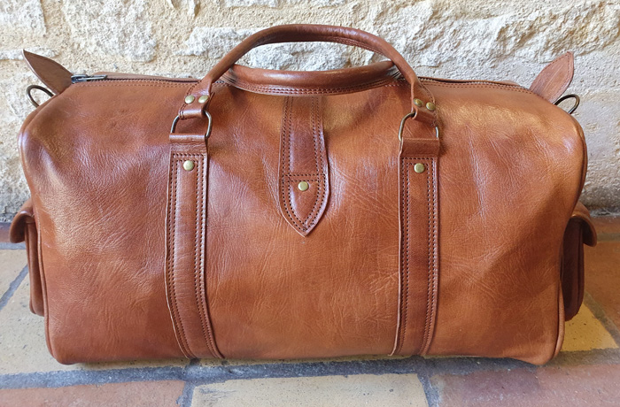 Petit sac de voyage marron