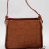 Sac à main en cuir camel