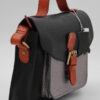 Sac à main en cuir noir – Image 2