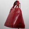 Sac à main en cuir vachette rouge – Image 2