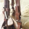 Sac à main en cuir tressé taupe – Image 4