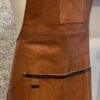 tablier en cuir marron naturel – Image 2
