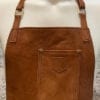 tablier en cuir marron naturel – Image 3