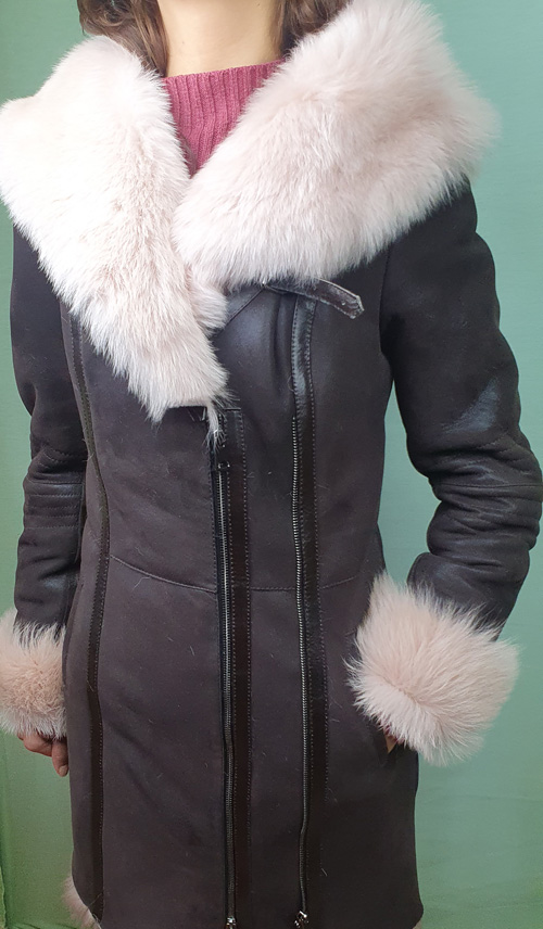 parka doublée mouton femme